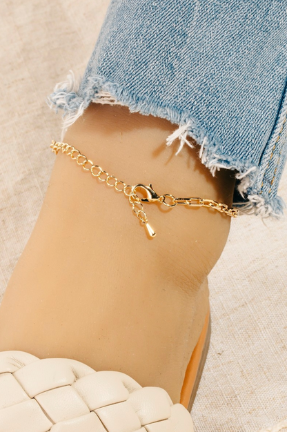 No New Friends Chain Anklet