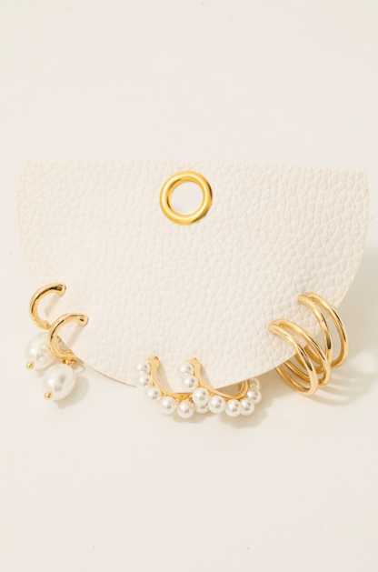 Long Haul Hoop Earrings Set