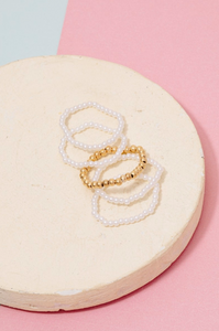 Jenny Pearl Rings Set