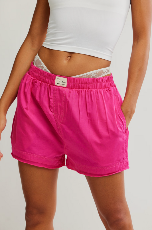 Day To Day Solid Boxer Pink