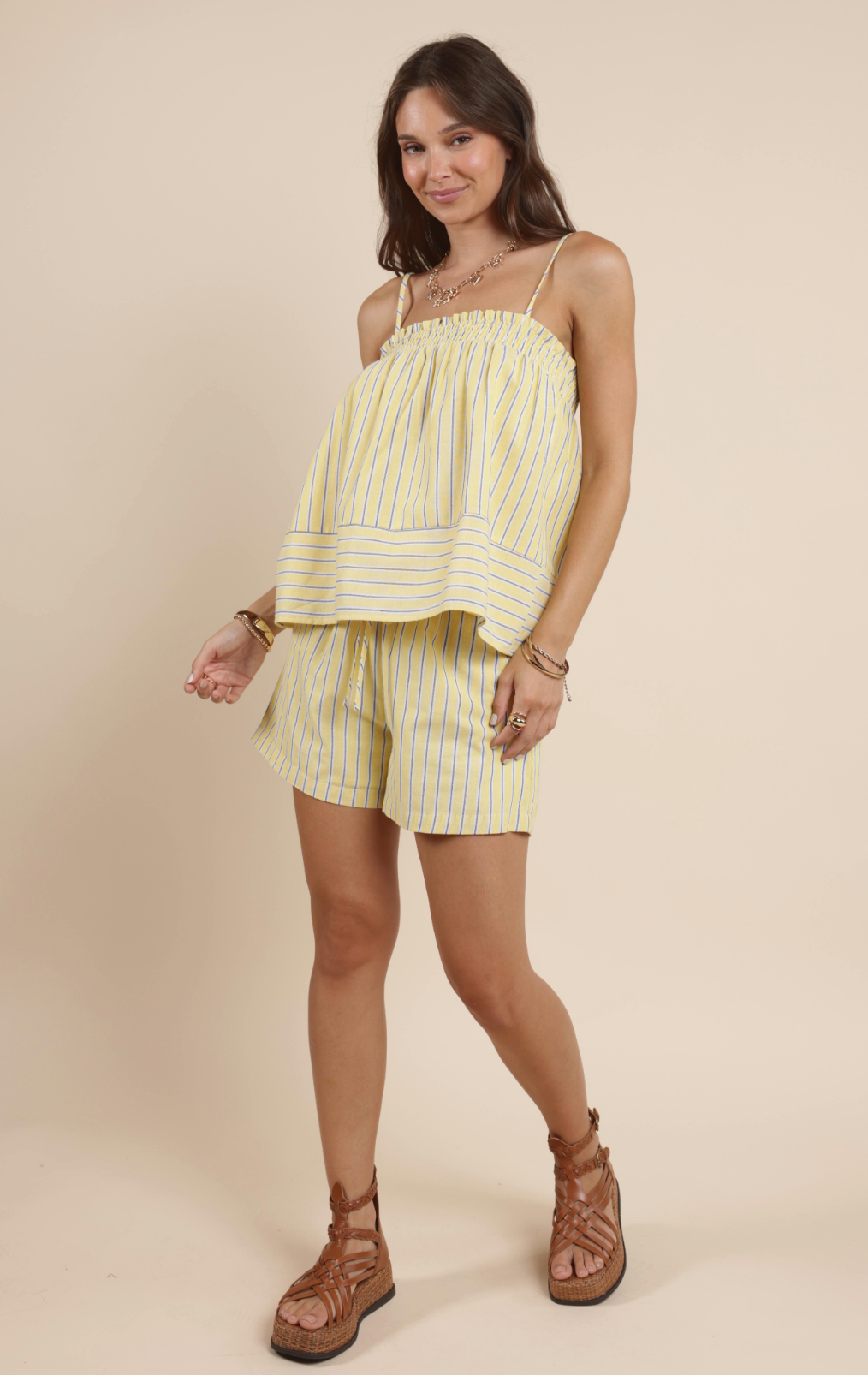 Paradise Found Striped Shorts