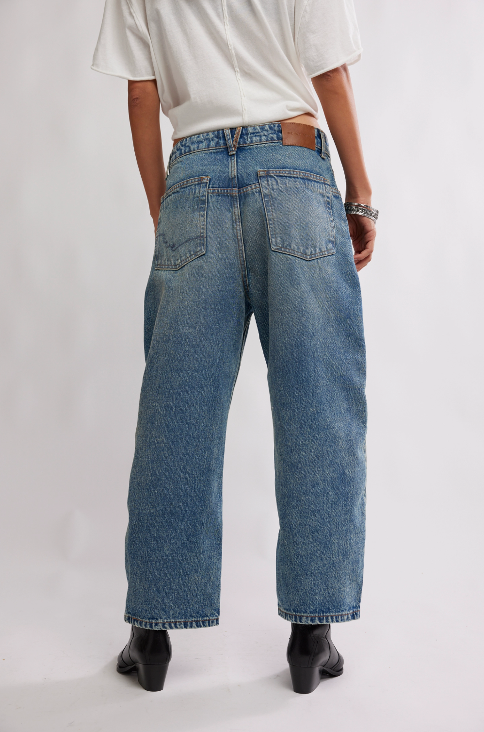 Deep Trance Dropped Boyfriend Jeans From Beyond