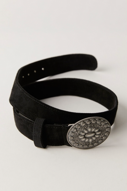 Duchess Concho Belt Black
