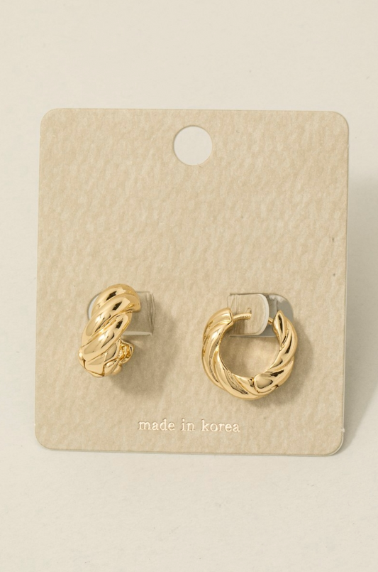 Running Back Twisted Hoops