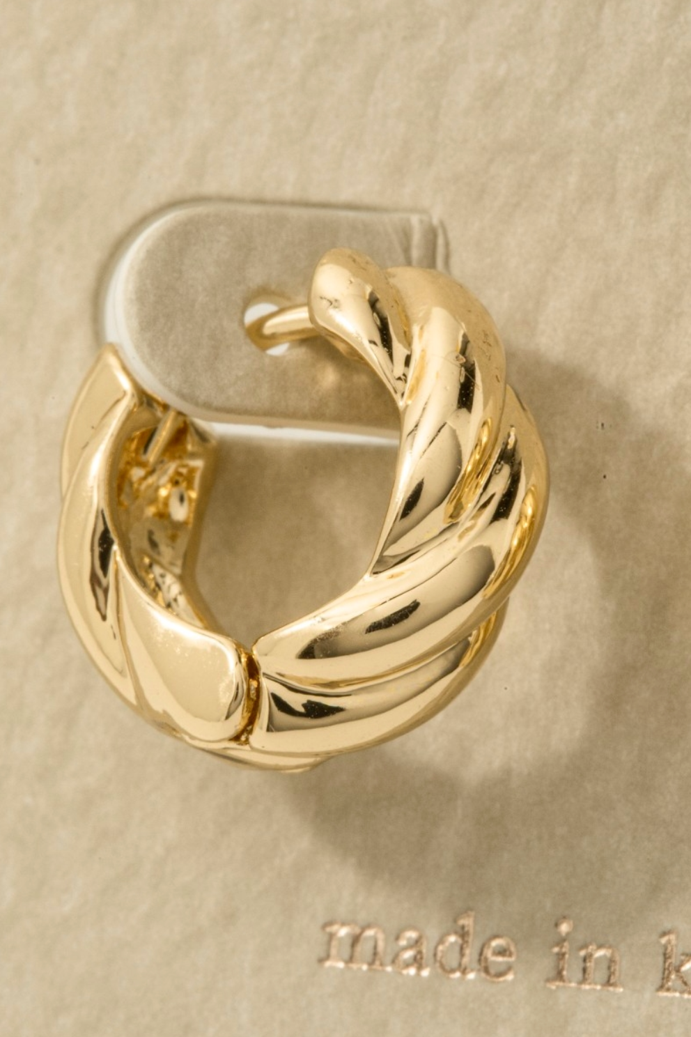 Running Back Twisted Hoops