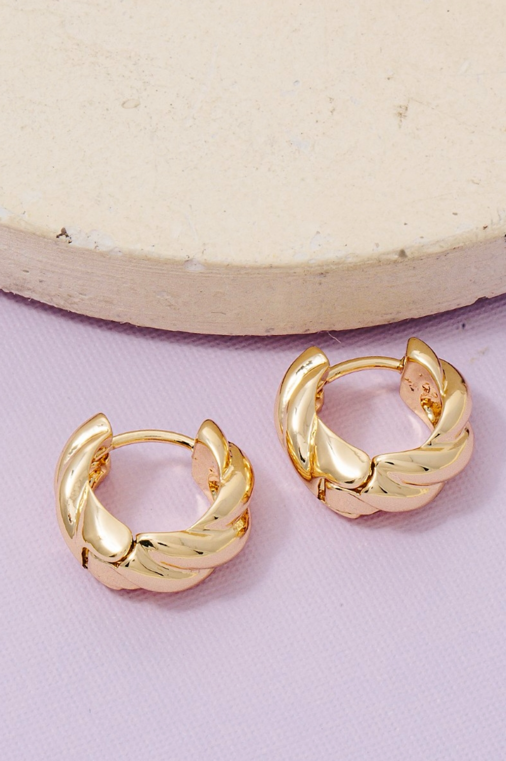 Running Back Twisted Hoops