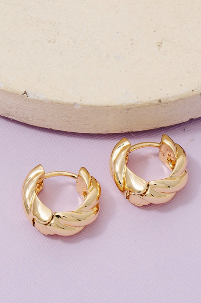 Running Back Twisted Hoops