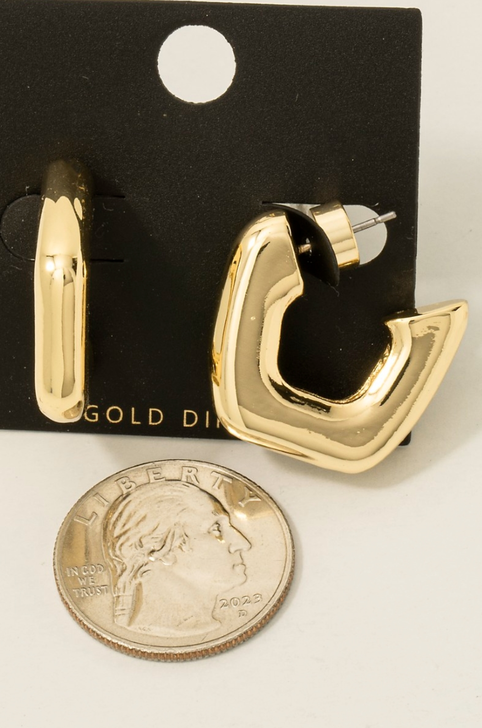 Pictured You Thick Hoops