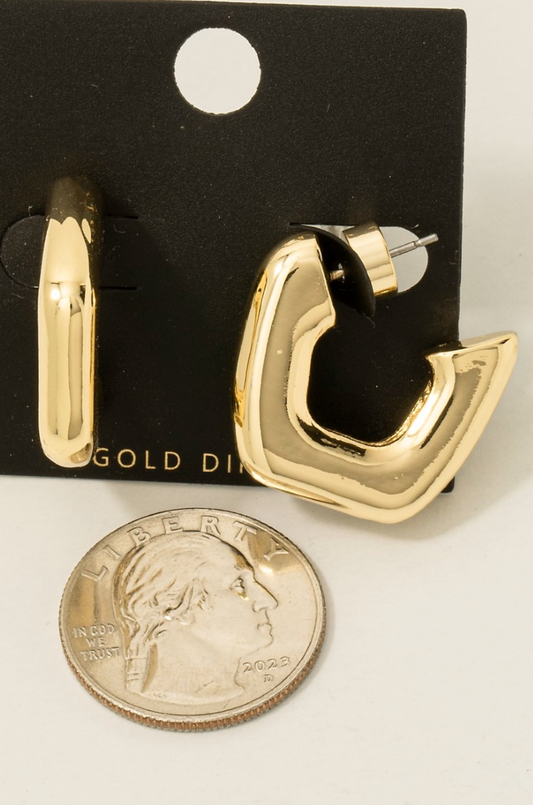 Pictured You Thick Hoops