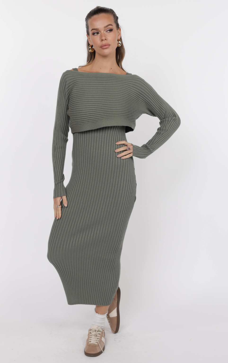 Gabi Sweater Top + Dress Set