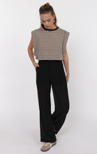 Load image into Gallery viewer, One And Only Stripe Crop Tee