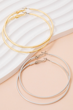 Load image into Gallery viewer, Latching On Hoop Earrings Gold