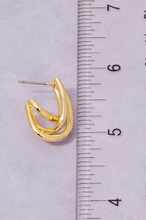 Load image into Gallery viewer, Looking At Me Oval Earrings