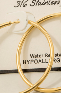Fearless Large Hoop Earrings
