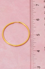 Load image into Gallery viewer, Fearless Large Hoop Earrings