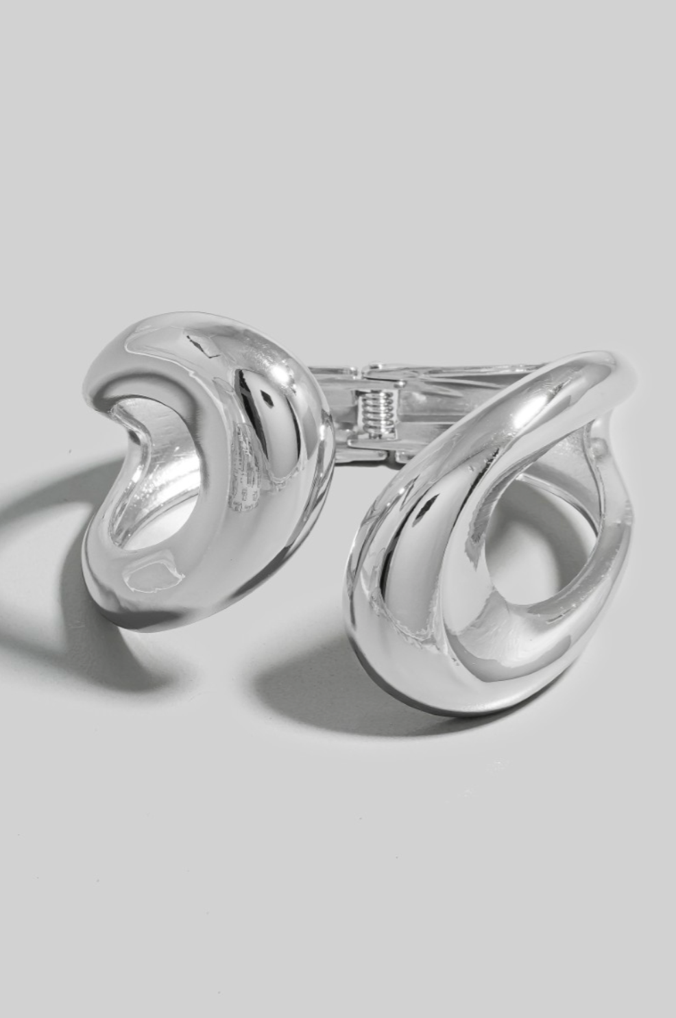 Hard Headed Cuff Bracelet Silver