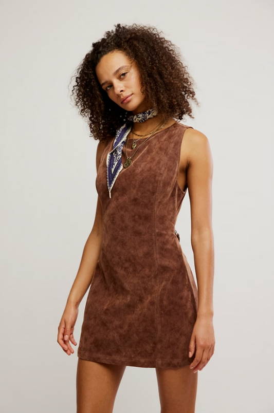 Atlas Suede Mini Dress