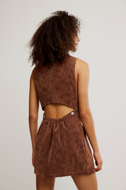 Atlas Suede Mini Dress