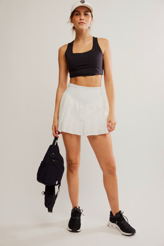Swing Of Things Skort White