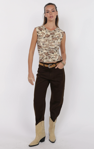 Giddy Up Mesh Top