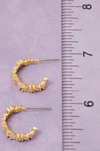 Load image into Gallery viewer, Know It All Baguette Hoops