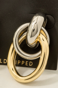 Sugar Coated Two Tone Earrings