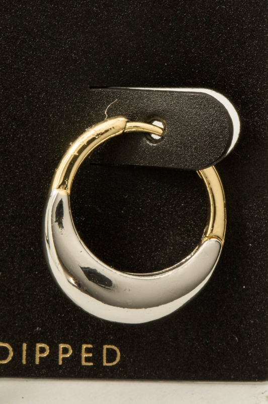 Second Place Two Tone Hoops
