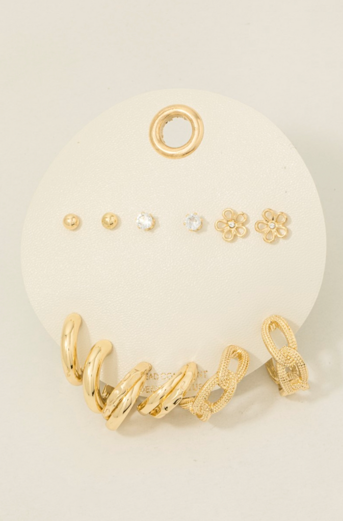 Go On Now Earrings Set