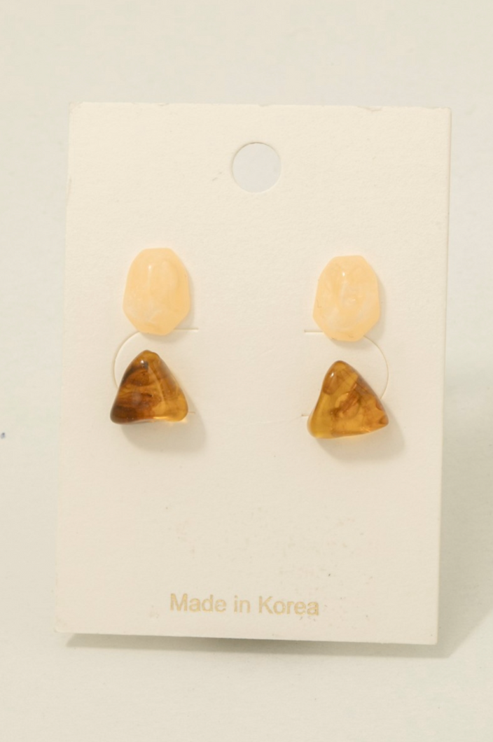 Moving On Abstract Earrings