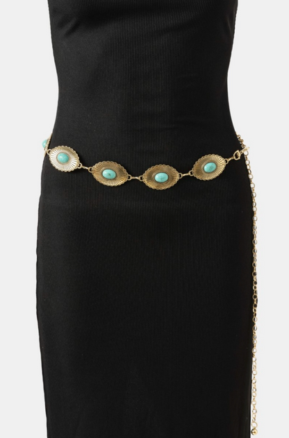 Across The Room Western Belt Gold