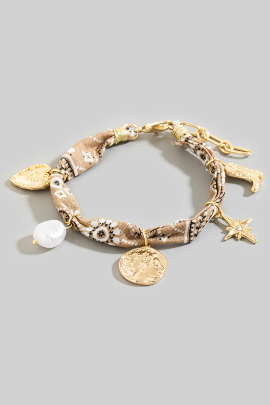 Speak Now Bandana Bracelet Brown