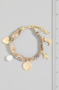 Speak Now Bandana Bracelet Brown