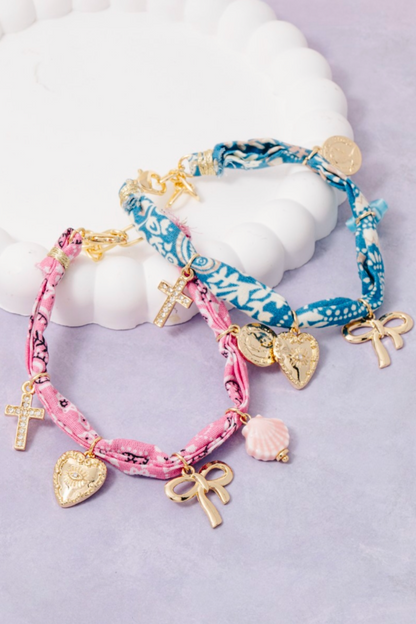 Give Way Bandana Bracelet Pink