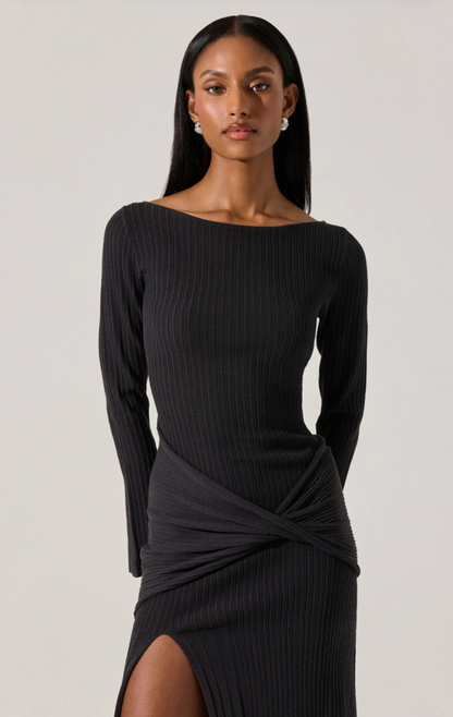 Arwyn Long Sleeve Sweater Dress