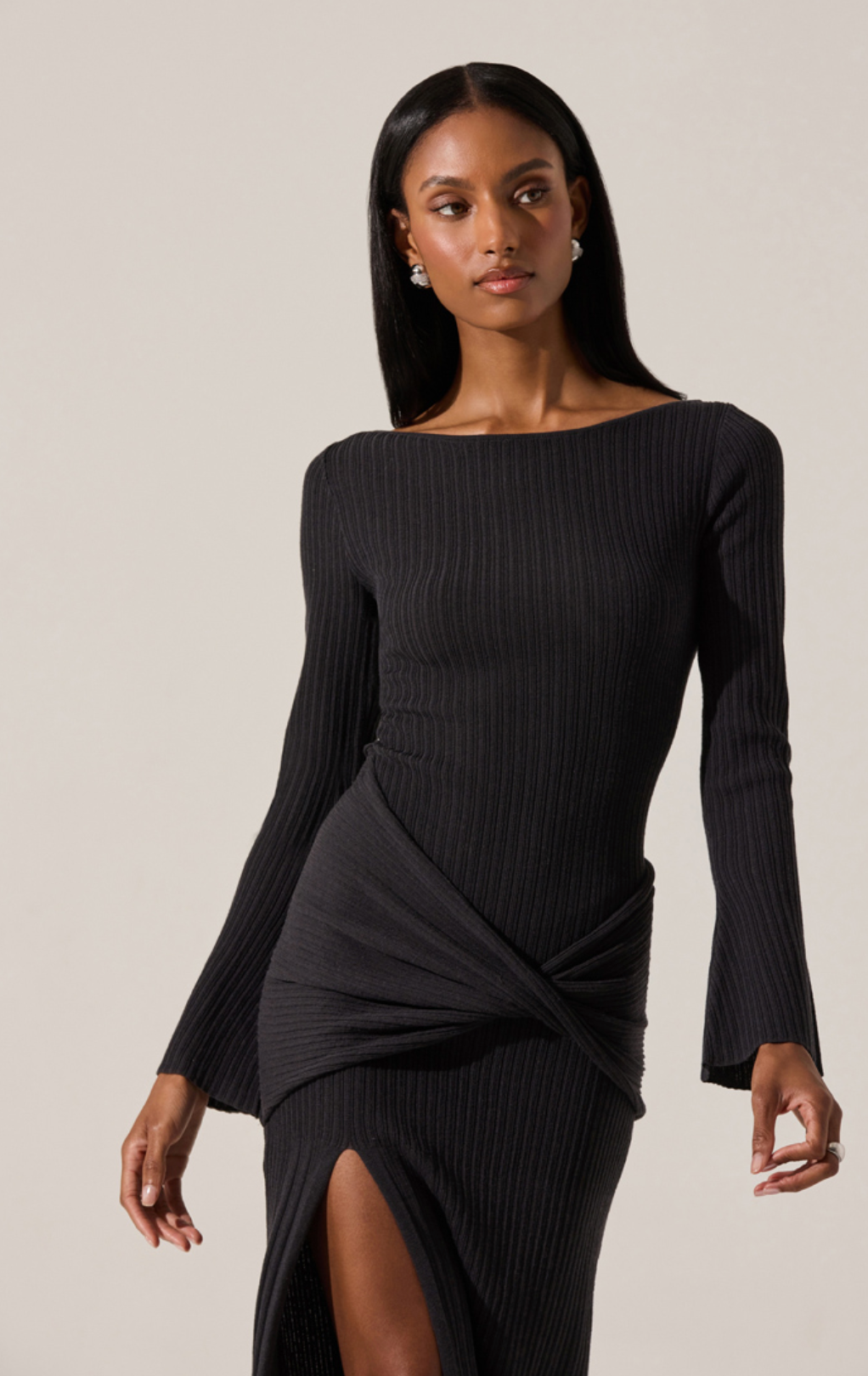 Arwyn Long Sleeve Sweater Dress