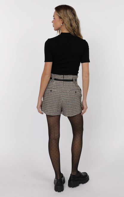 Memorabilia High Waist Belted Shorts