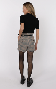 Memorabilia High Waist Belted Shorts