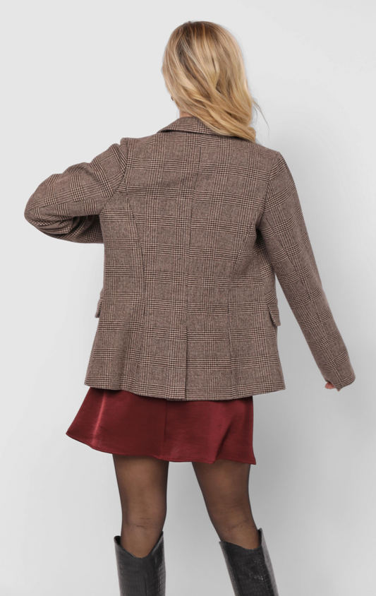Ambition Houndstooth Blazer