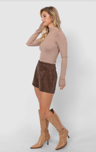 Load image into Gallery viewer, New Chapter Vegan Leather Shorts