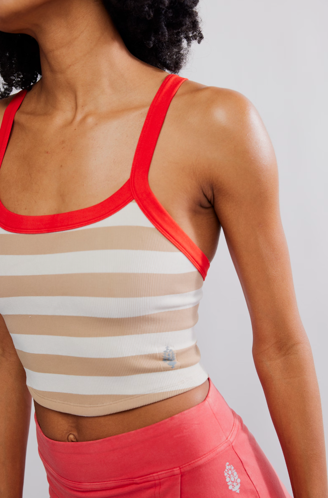 All Clear Striped Cami White Combo