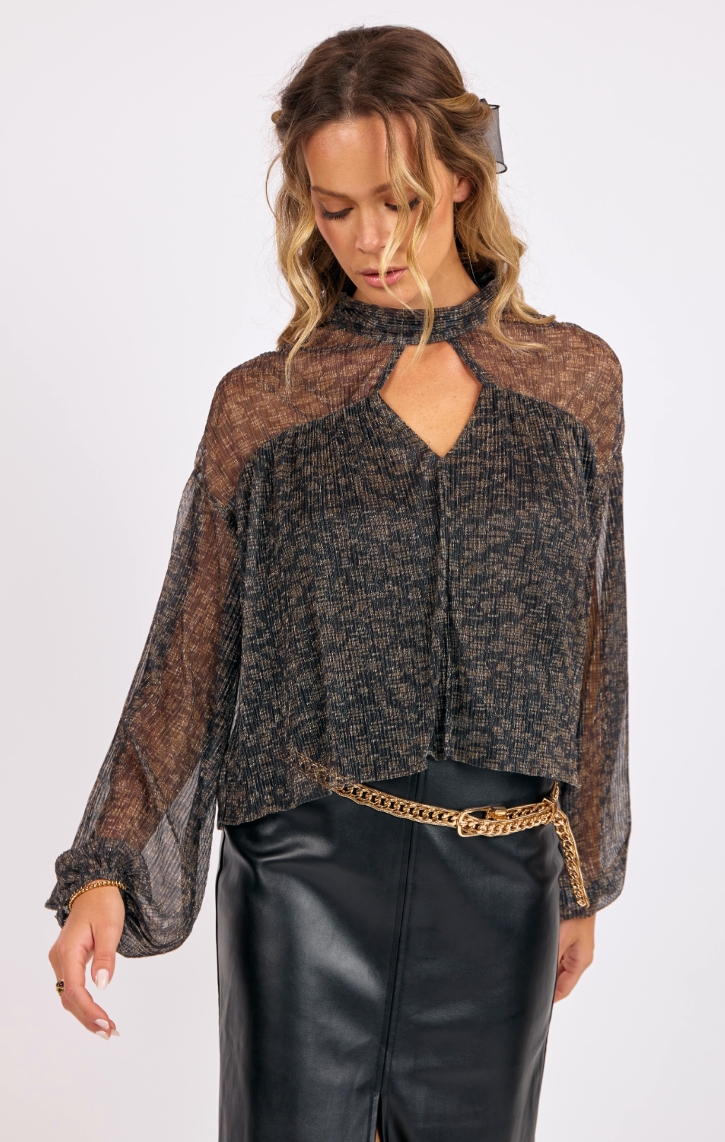 La Soiree Keyhole Top