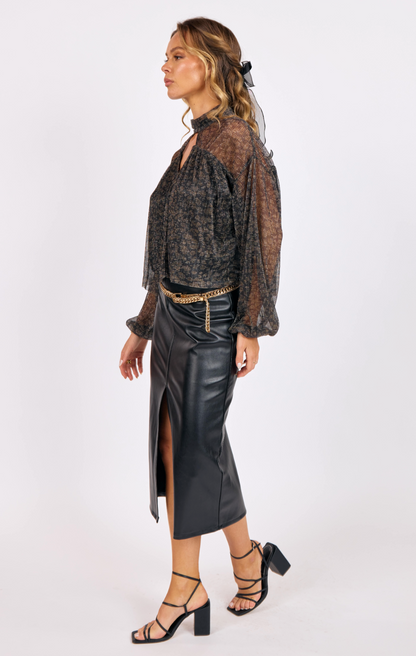 La Soiree Keyhole Top