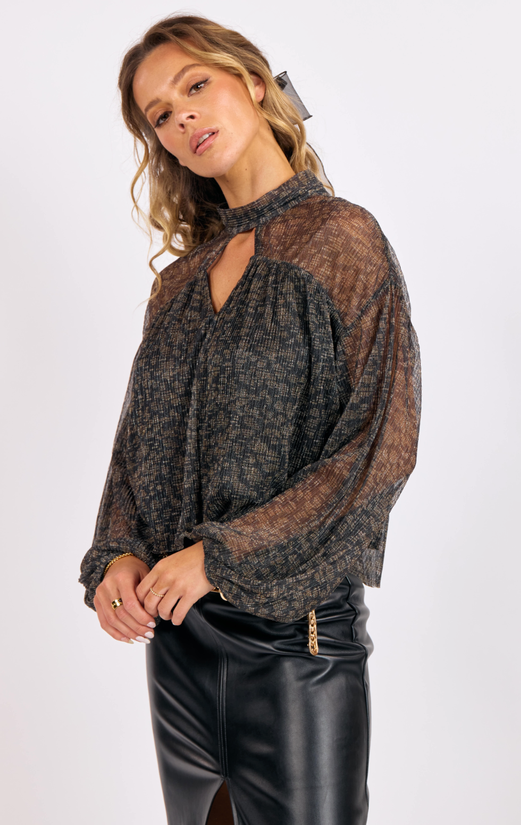 La Soiree Keyhole Top