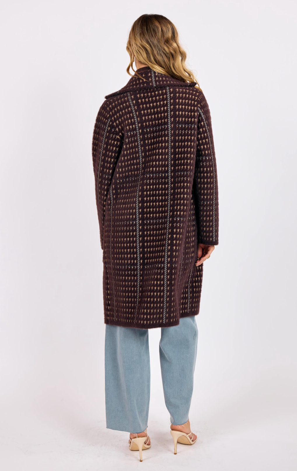 Marceau Houndstooth Coat