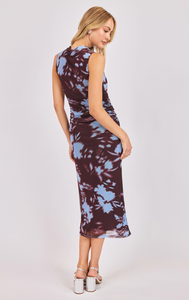 Urban Siren Ruched Midi Dress