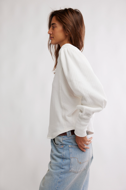 Quinn Knit Top Ivory