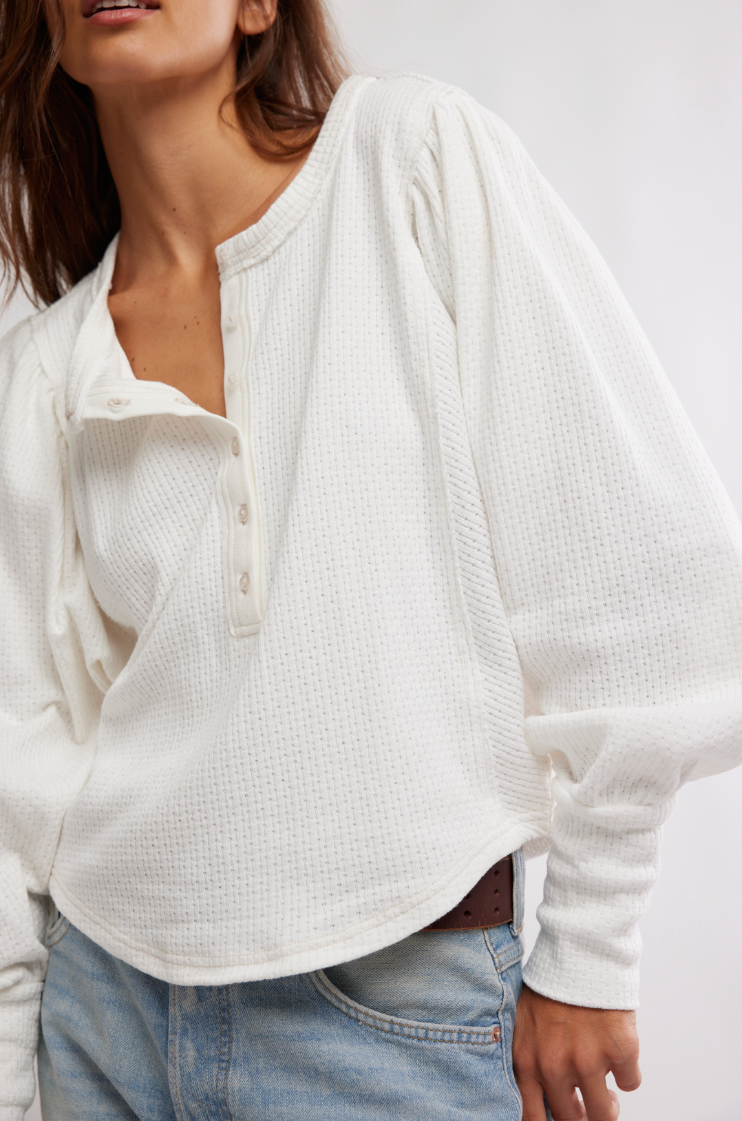 Quinn Knit Top Ivory