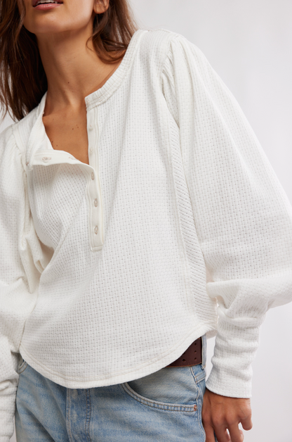 Quinn Knit Top Ivory