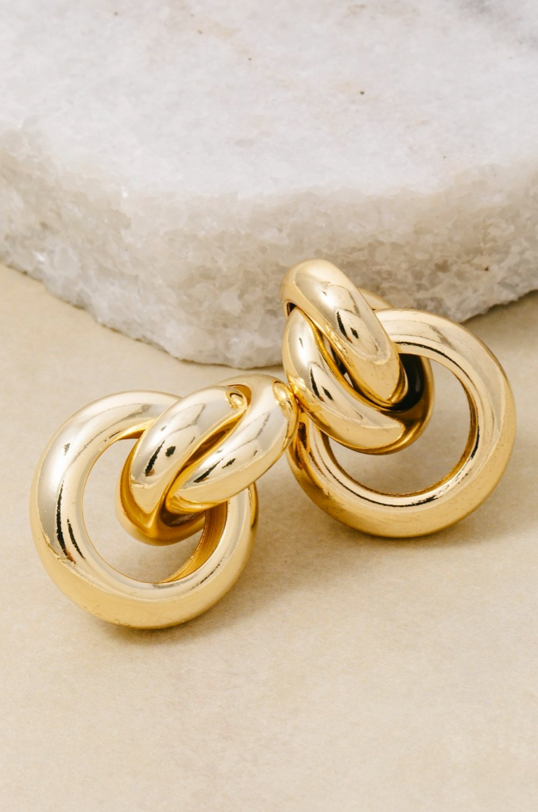 Luxe Loop Door Knocker Earrings
