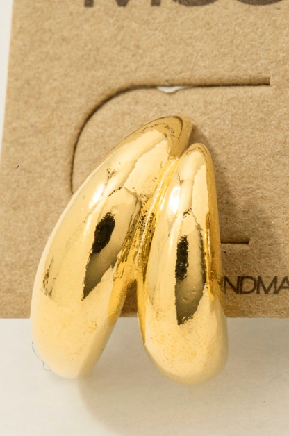 Linked Aura Hoop Earrings